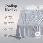 KASENTEX Summer Cooling Blanket, Silky Ultra Soft Breathable Bedding, Hypoallergenic All Season Lightweight Blankets