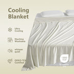 KASENTEX Summer Cooling Blanket, Silky Ultra Soft Breathable Bedding, Hypoallergenic All Season Lightweight Blankets