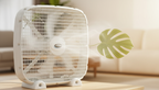 20-Inch 3-Speed Box Fan – Portable Bedroom Fan with Carry Handle, 5-Blade Powerful Airflow & Lightweight Design