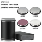 Knife Sharpener Rolling Wheel Dual Angle Steel Edge Tool