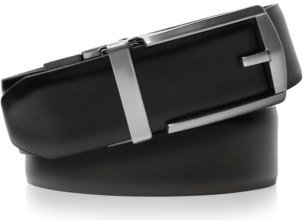 Leather Reversible 3-in-1 Belt – Two Colors, One Buckle