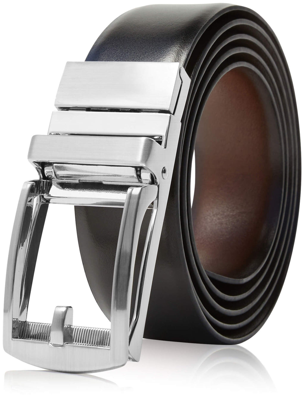 Leather Reversible 3-in-1 Belt – Two Colors, One Buckle