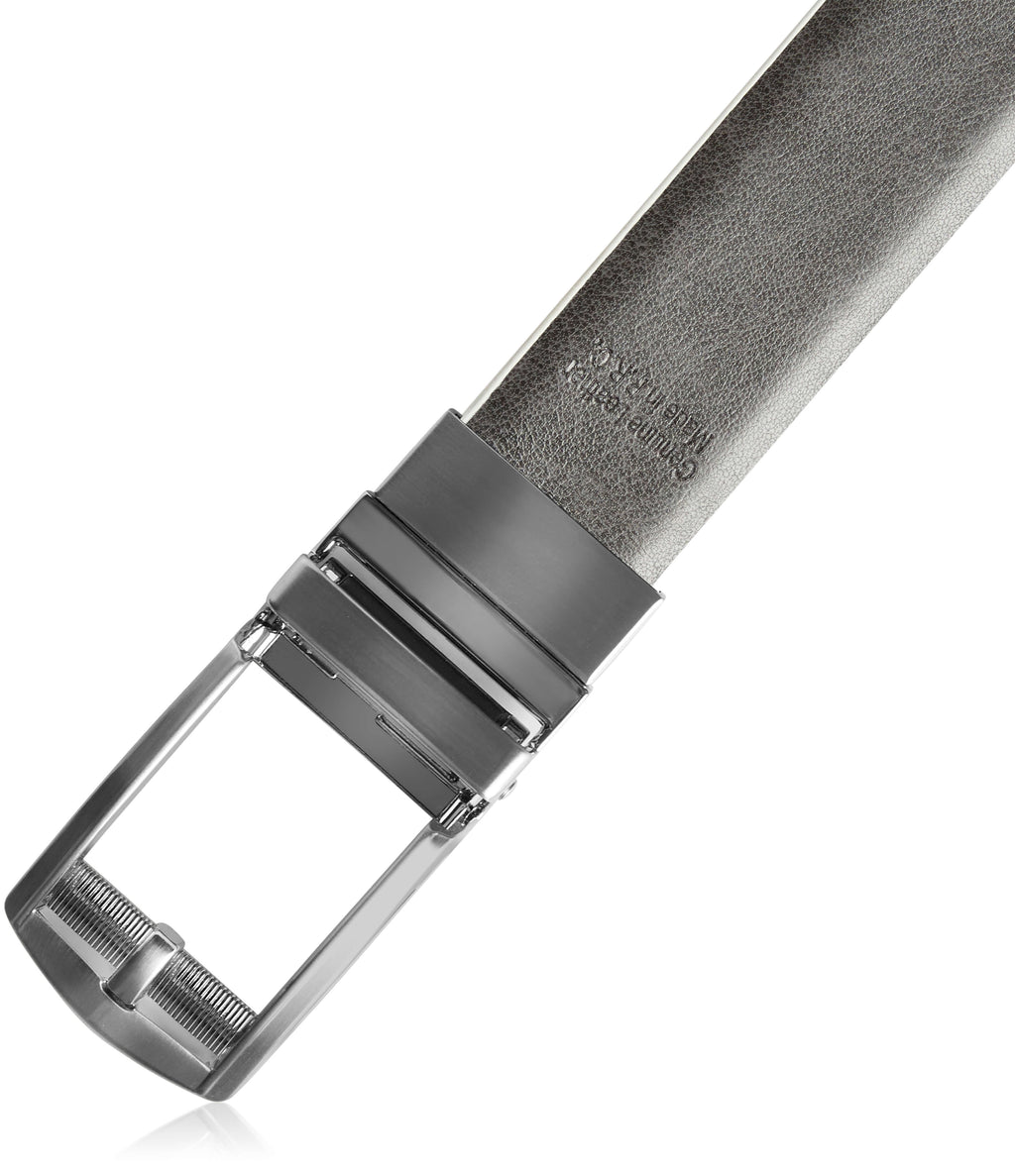 Leather Reversible 3-in-1 Belt – Two Colors, One Buckle