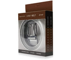 Leather Reversible 3-in-1 Belt – Two Colors, One Buckle