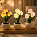 LED Tulip Table Lamp – Ceramic Night Light