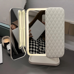 Mirror LED Makeup Triple Lighting Magnification Foldable Design