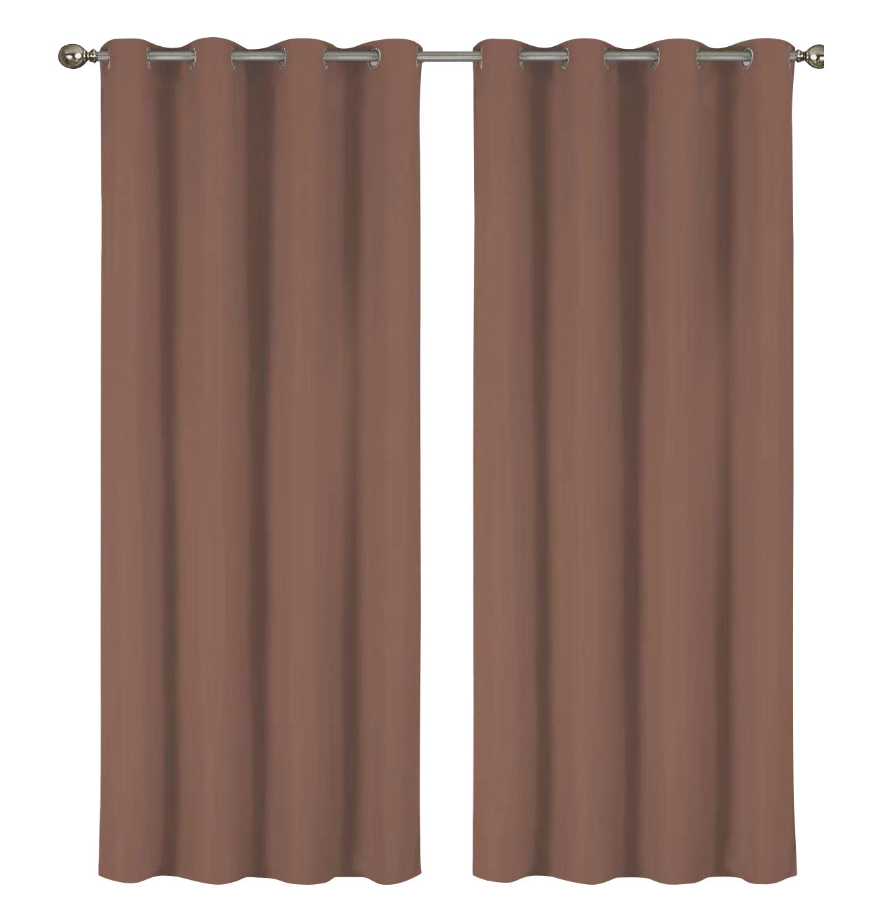 2-Pack Solid Thermal Blackout Curtain Panels - 55" x 84"