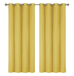 2-Pack Solid Thermal Blackout Curtain Panels - 55" x 84"