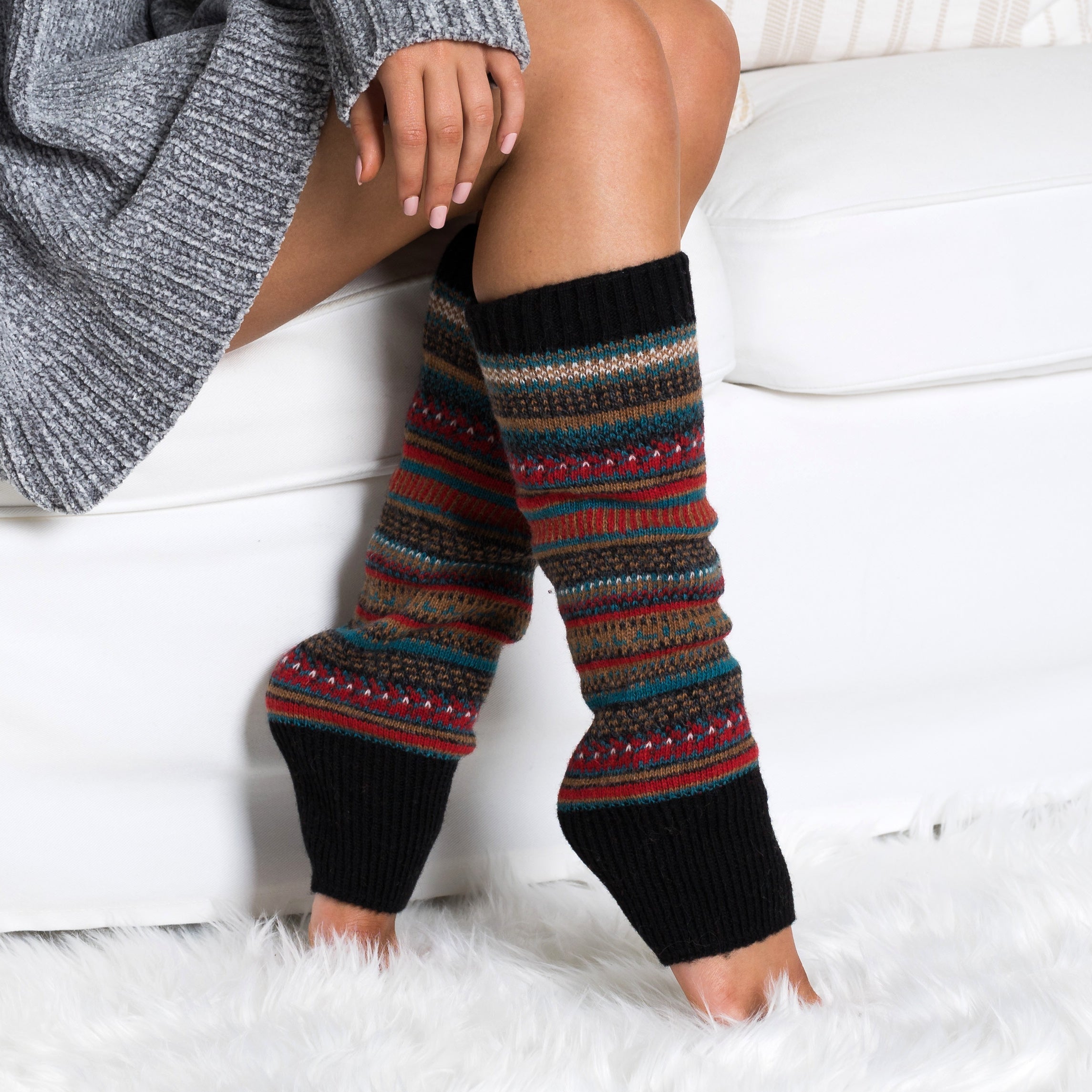 Fairisle Leg Warmers