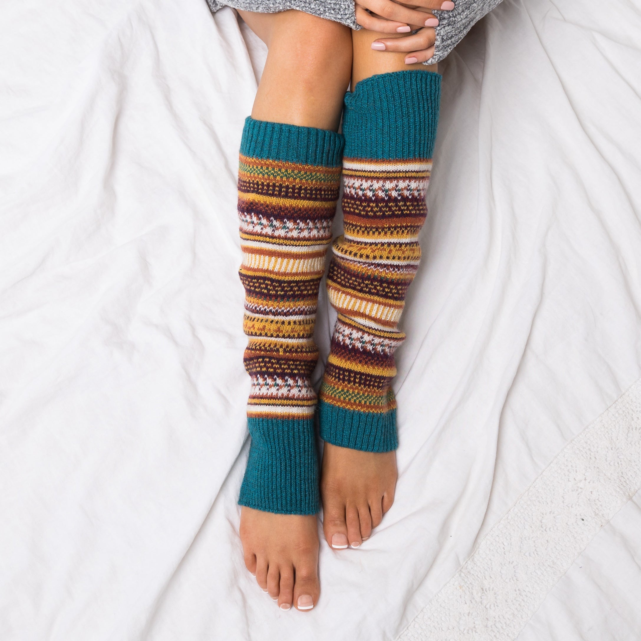 Fairisle Leg Warmers