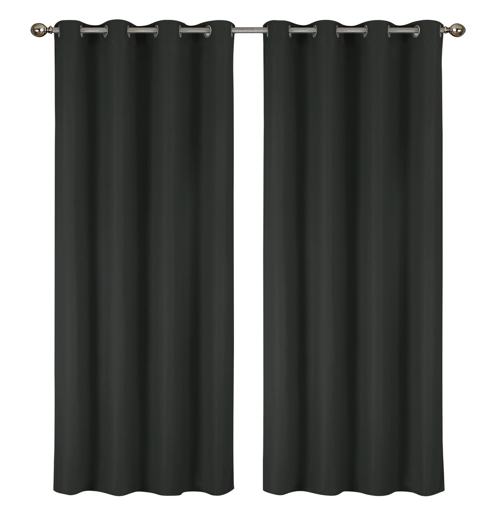 2-Pack Solid Thermal Blackout Curtain Panels - 55" x 84"