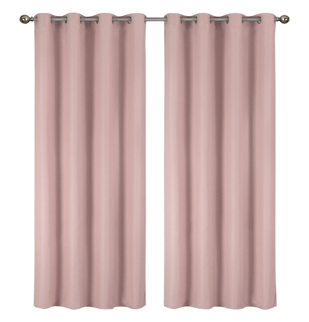 2-Pack Solid Thermal Blackout Curtain Panels - 55" x 84"