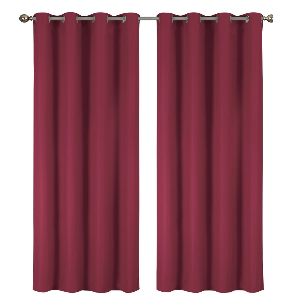 2-Pack Solid Thermal Blackout Curtain Panels - 55" x 84"