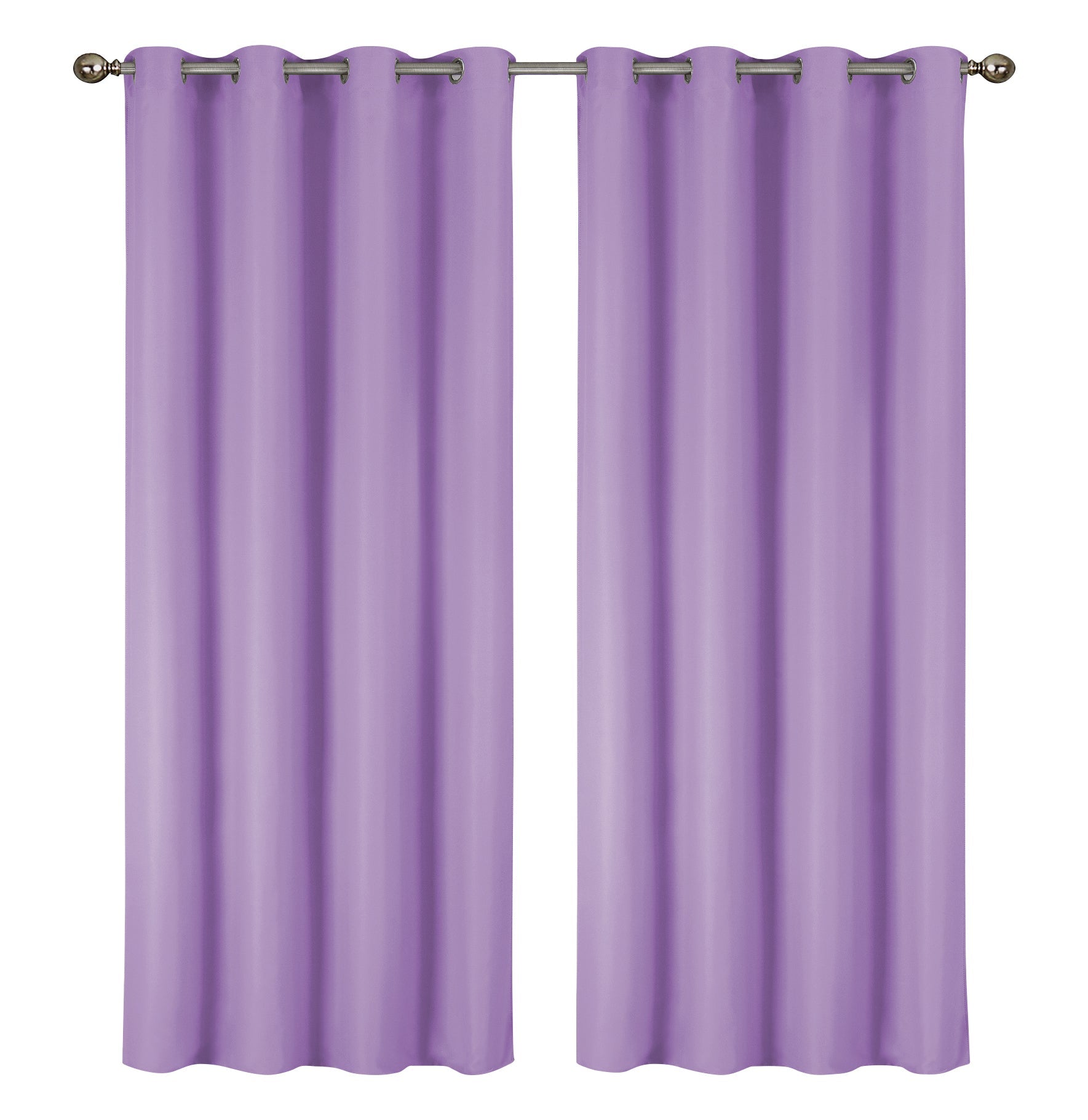 2-Pack Solid Thermal Blackout Curtain Panels - 55" x 84"