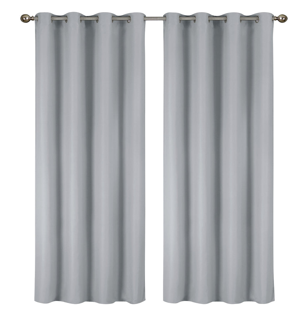2-Pack Solid Thermal Blackout Curtain Panels - 55" x 84"