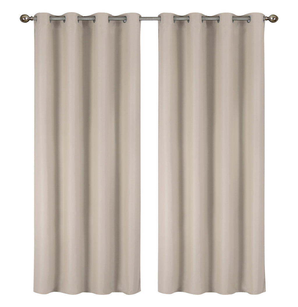 2-Pack Solid Thermal Blackout Curtain Panels - 55" x 84"