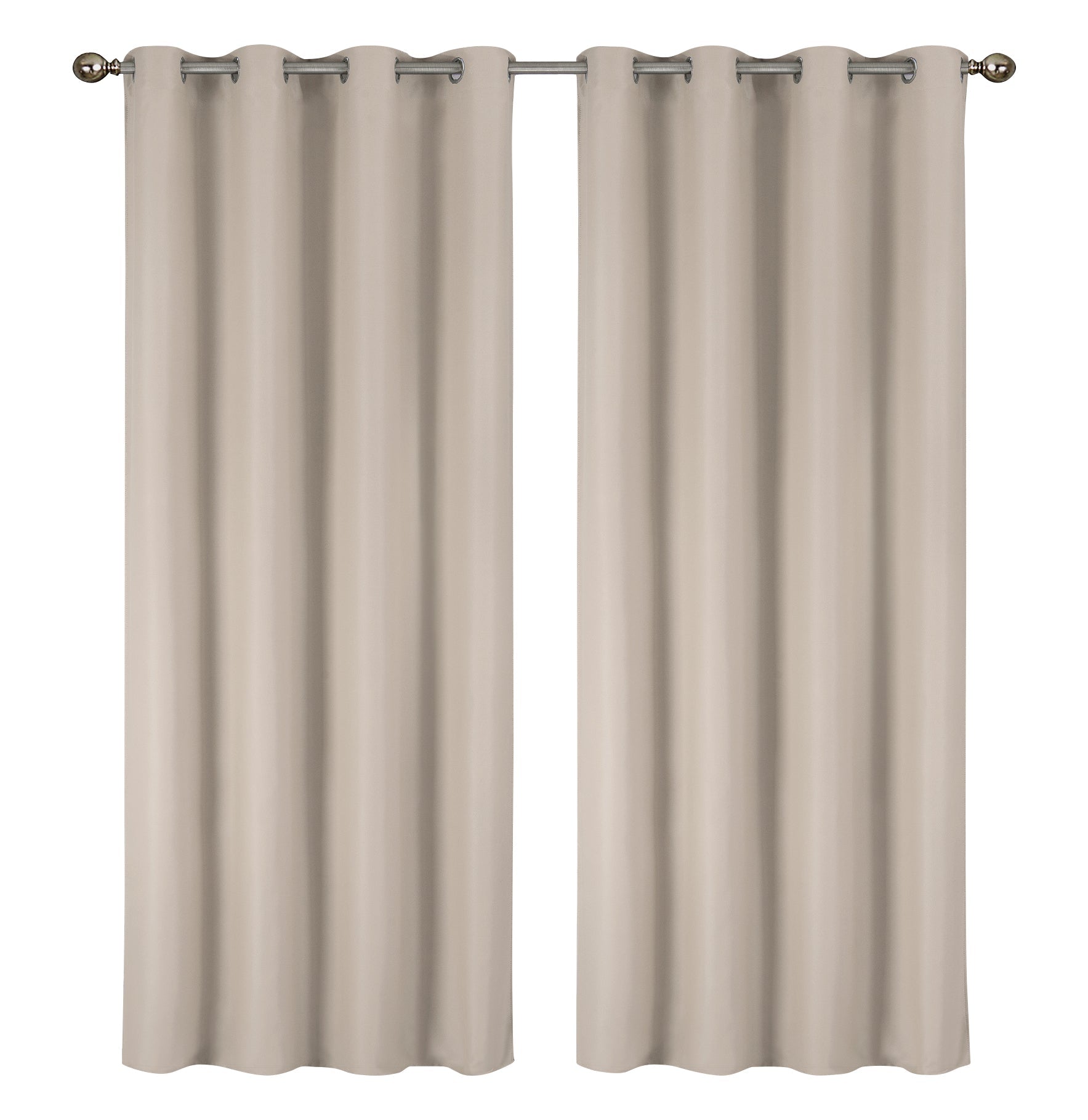 2-Pack Solid Thermal Blackout Curtain Panels - 55" x 84"