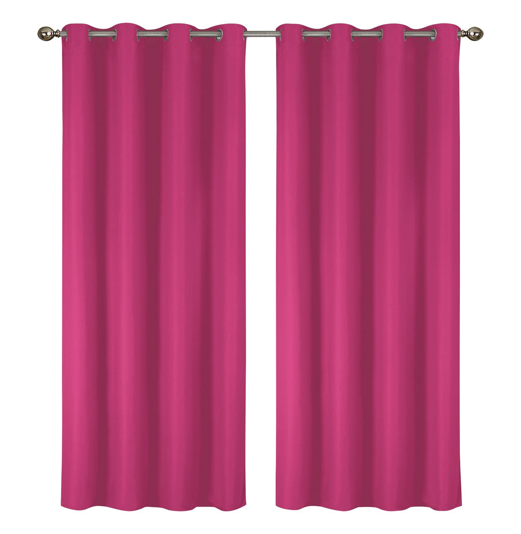 2-Pack Solid Thermal Blackout Curtain Panels - 55" x 84"