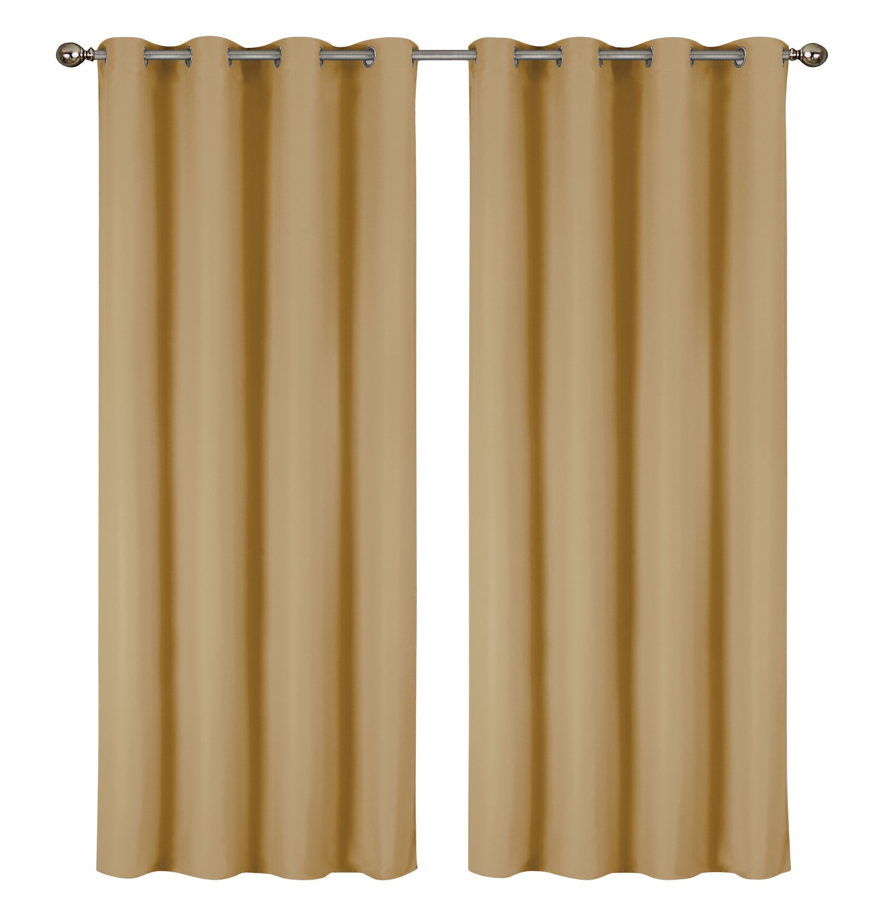2-Pack Solid Thermal Blackout Curtain Panels - 55" x 84"