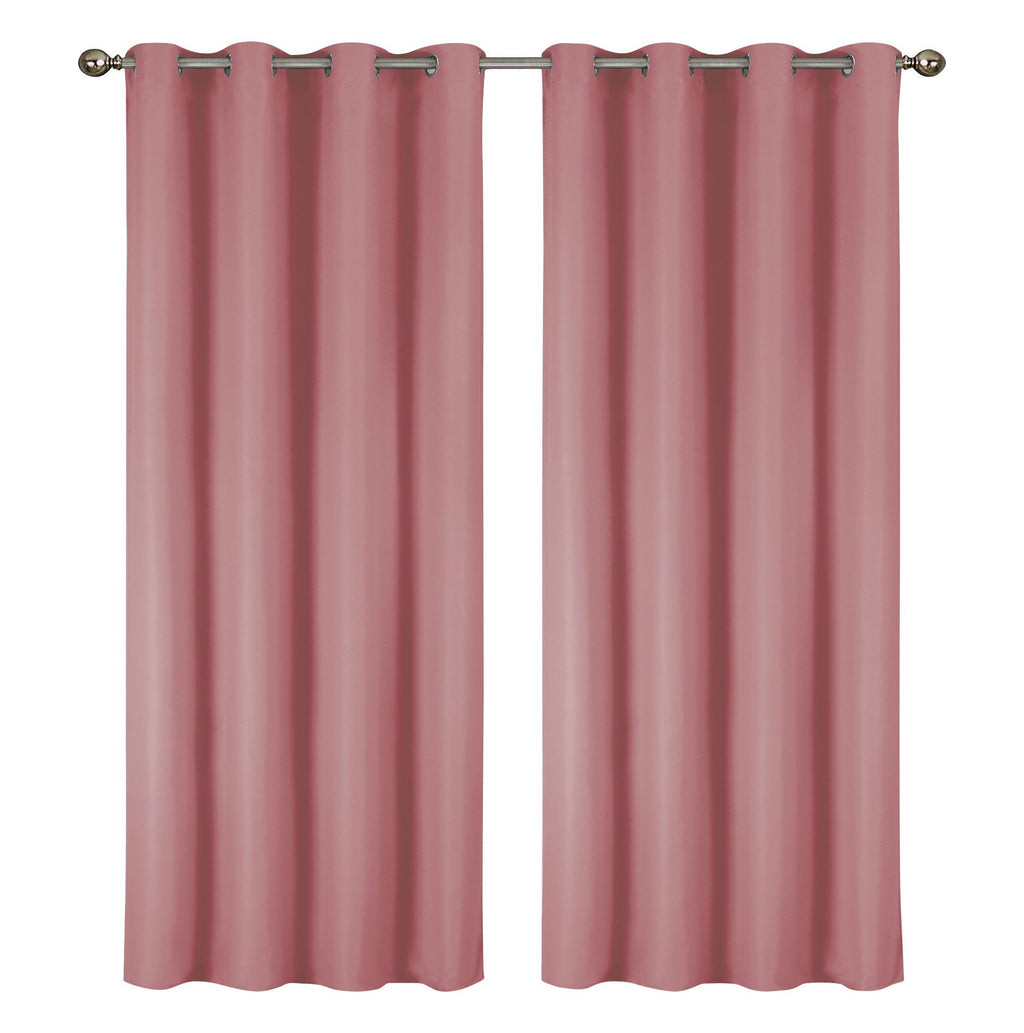 2-Pack Solid Thermal Blackout Curtain Panels - 55" x 84"