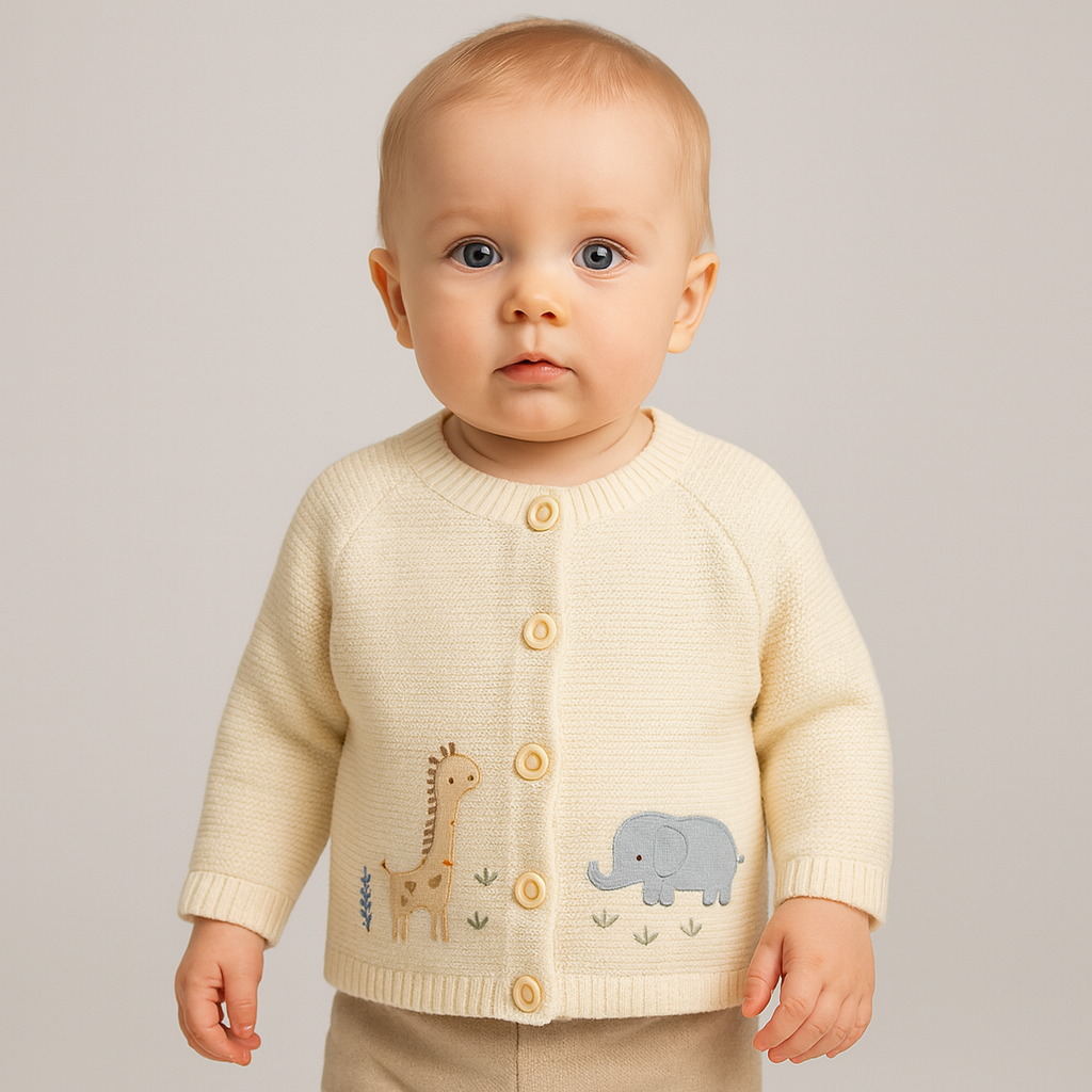 Lumi Safari Knit Cardigan