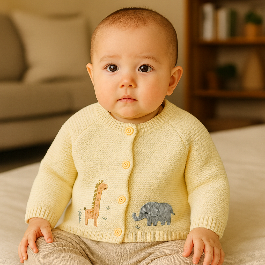 Lumi Safari Knit Cardigan