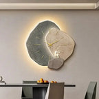 LumoClock | Large Modern Wall Clock | Silent Quartz & LED Light