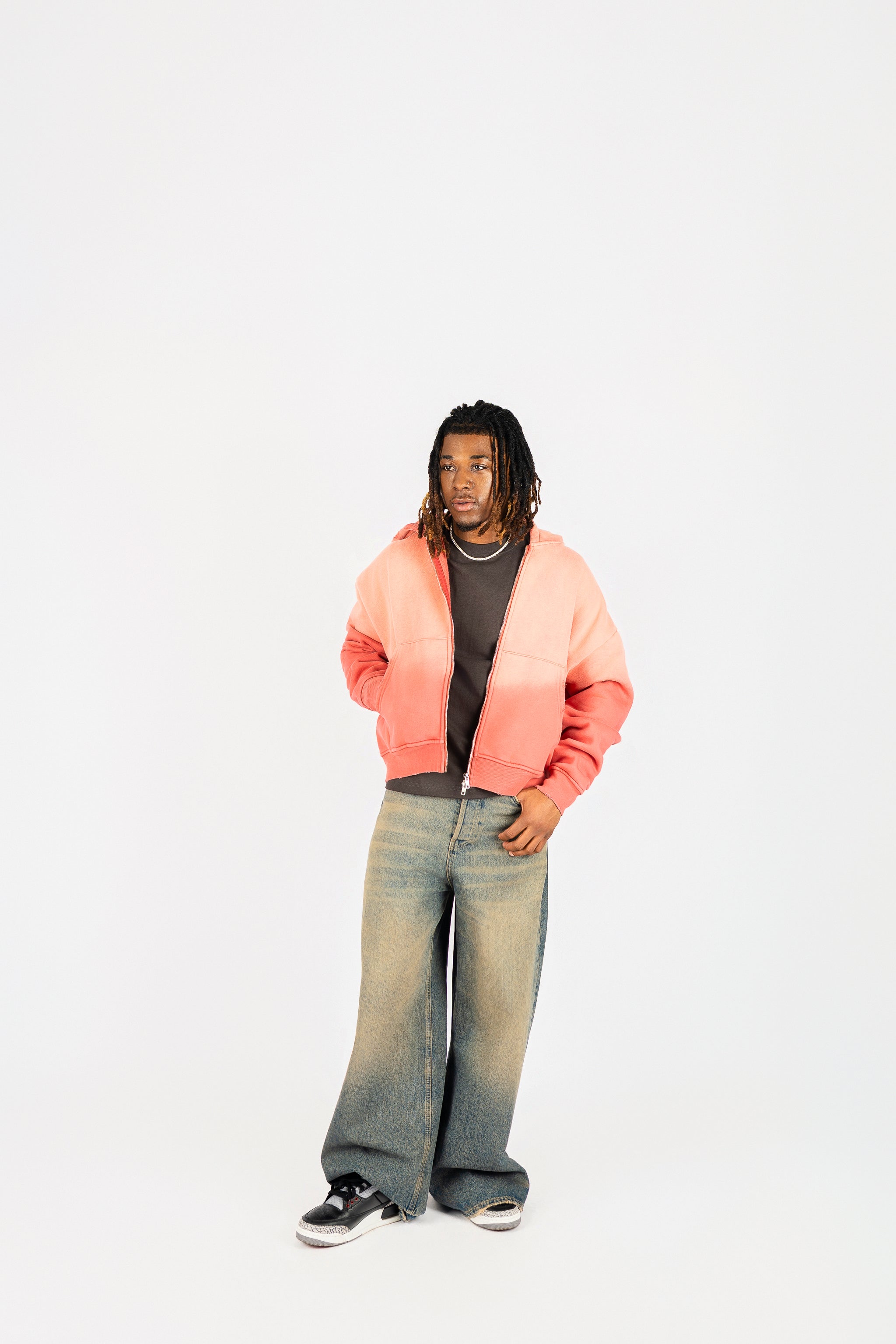Weathered Zip Up
