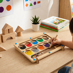 Magnetic Wooden Counting Board with Pen