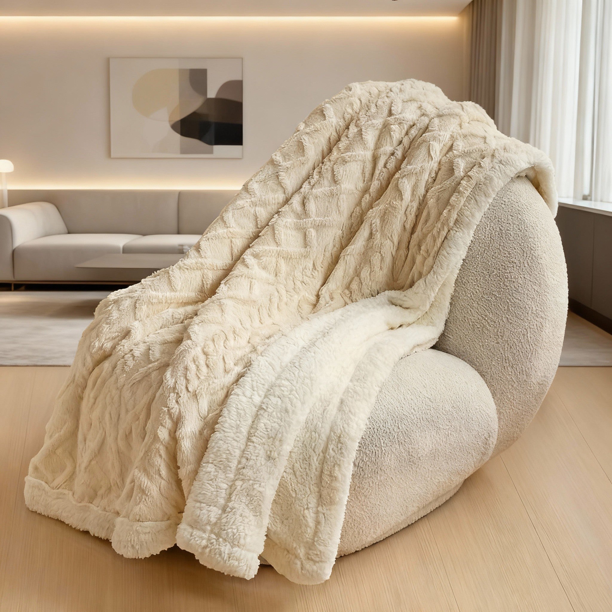 Luxury Flannel Blanket - Soft Plush Cozy Throw