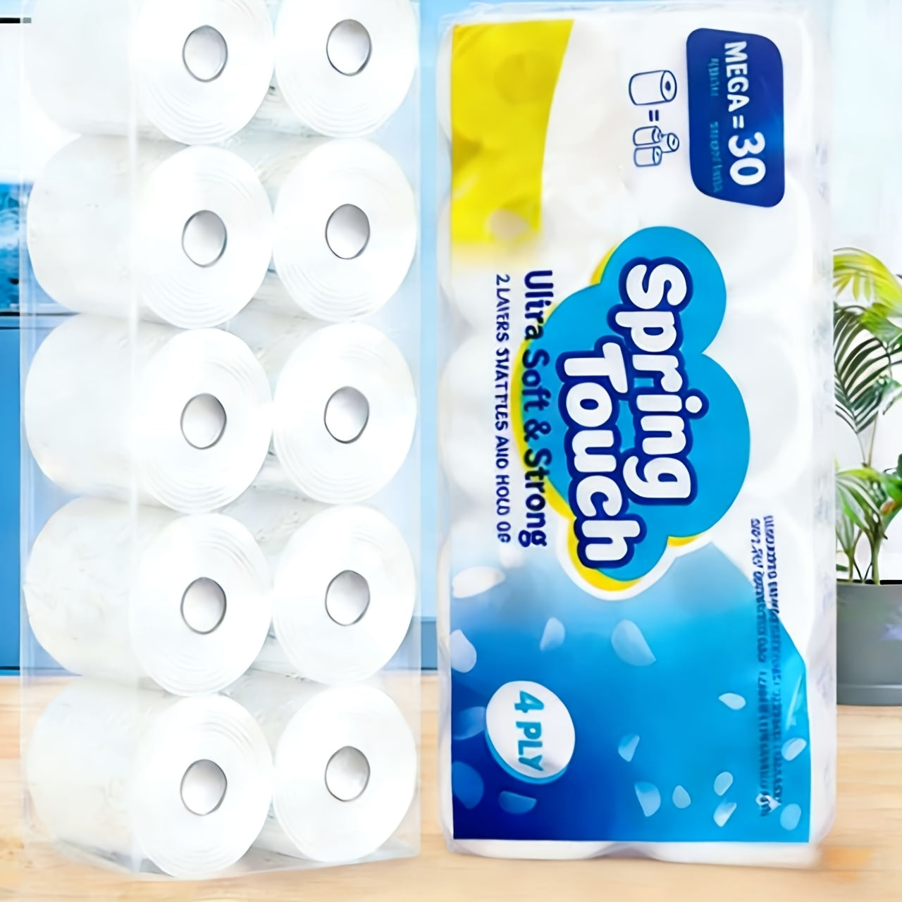 Spring Touch 4-Ply Ultra Soft Toilet Paper