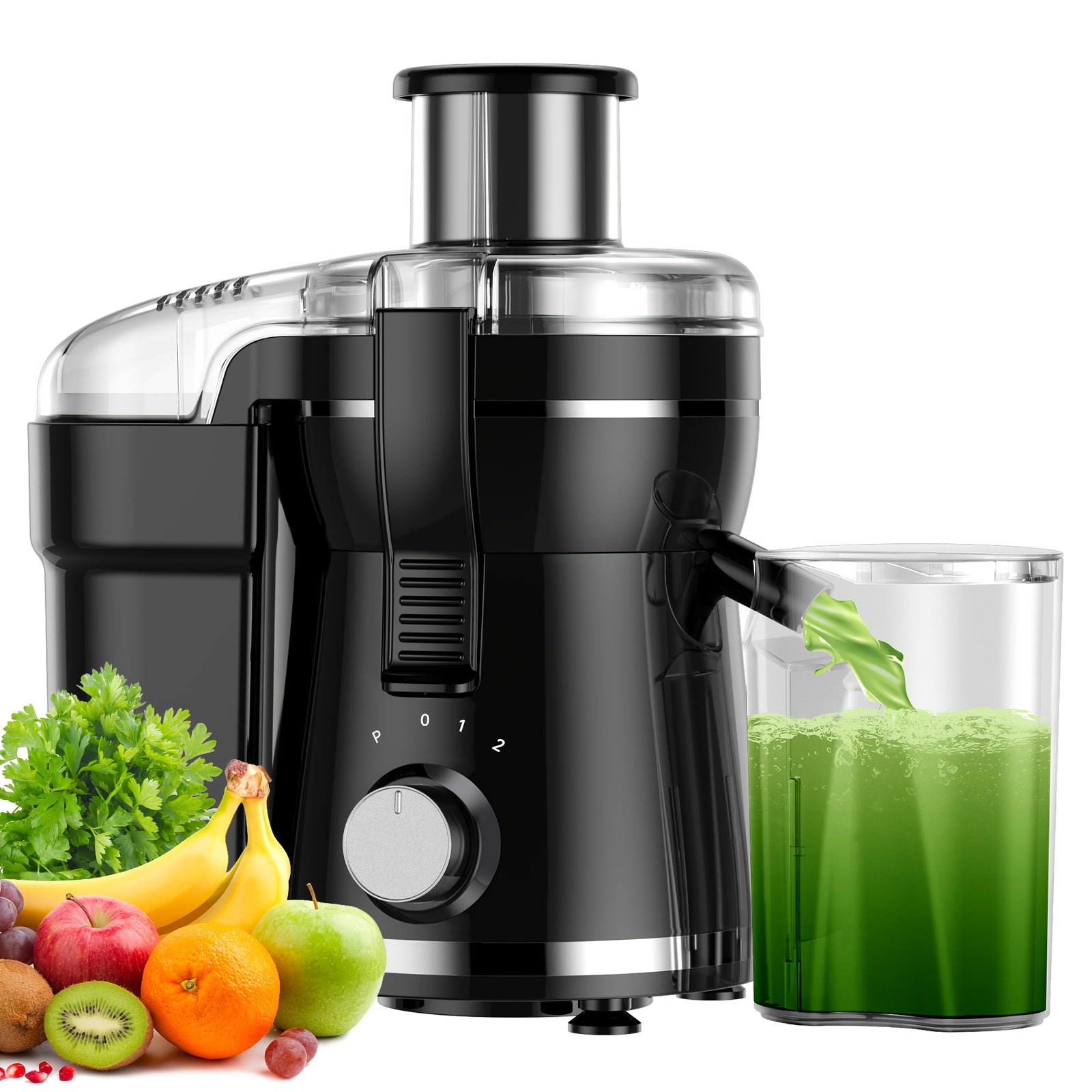 500W Centrifugal Juicer - 3 Speed, Wide Mouth