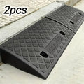 2PCS Heavy Duty Curb Ramp Portable Non-Slip Driveway Ramp for Car Wheelchair