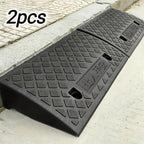 2PCS Heavy Duty Curb Ramp Portable Non-Slip Driveway Ramp for Car Wheelchair
