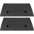 2PCS Heavy Duty Curb Ramp Portable Non-Slip Driveway Ramp for Car Wheelchair