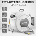 Retractable Garden Hose Reel 40/100/110/130FT Auto Rewind Wall Mounted Hose