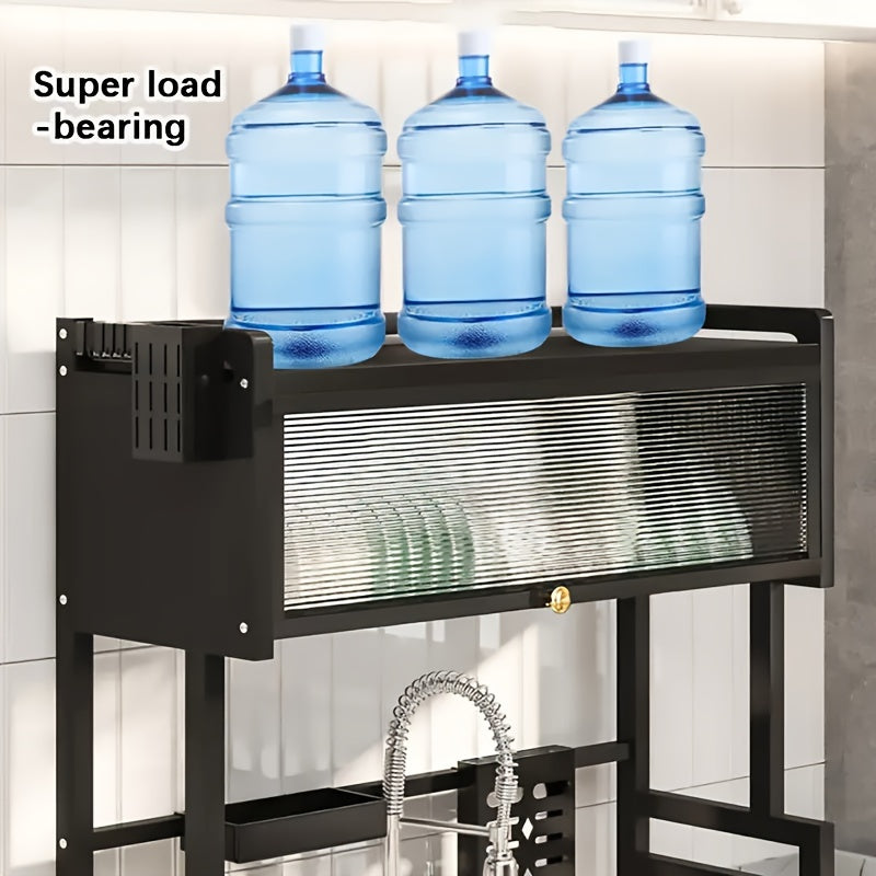Over Sink Dish Drying Rack - 1 Tier Kitchen Organizer