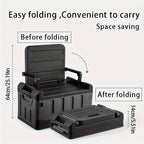 Foldable Camping Stool with Backrest & Storage Bag Portable Fishing Seat Outdoor Chair