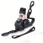 4PCS Retractable Ratchet Tie Down Straps – 10FT Heavy Duty Self-Retracting Cargo Straps for Truck, Trailer & Motorcycle