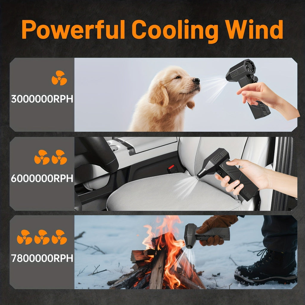 Electric Air Duster - Cordless, Rechargeable, 130,000 RPM