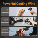 Electric Air Duster - Cordless, Rechargeable, 130,000 RPM