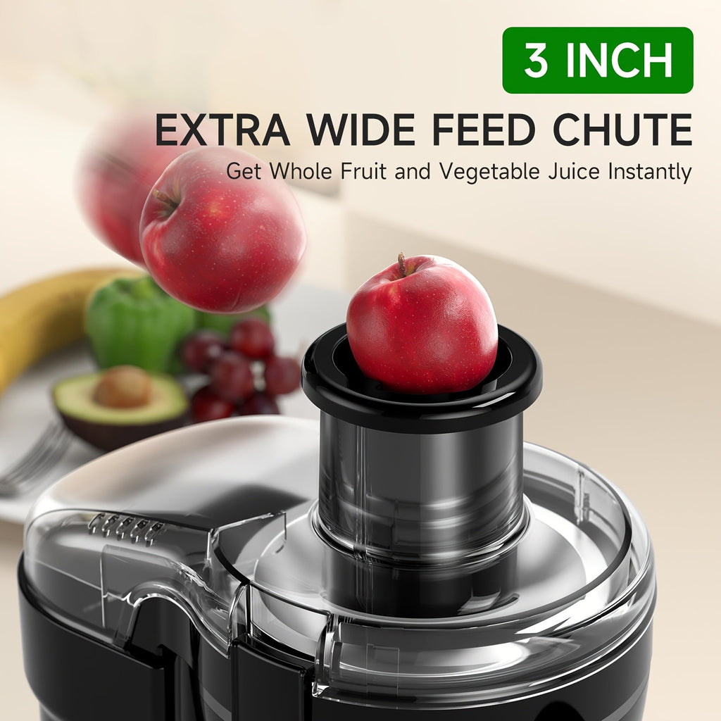 500W Centrifugal Juicer - 3 Speed, Wide Mouth