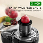 500W Centrifugal Juicer - 3 Speed, Wide Mouth