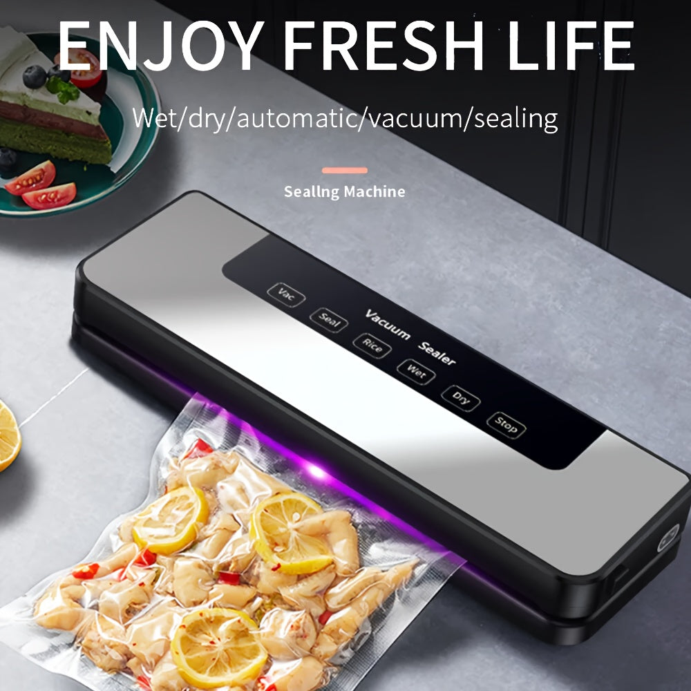 Vacuum Sealer Machine - Wet/Dry, Automatic, Includes 50 Bags