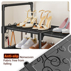 Stackable Shoe Rack Bookshelf Storage Shelf Freestanding Organizer for Entryway