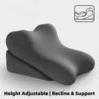 Adjustable Bed Wedge Pillow Memory Foam Backrest Reading Support Cushion