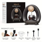 2 in 1 Single Serve Coffee Maker K Cup & Ground Coffee Brewer 4-8 Cup Size