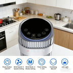Bladeless Tower Fan - 5 Speeds, 64° Oscillating, Remote & Timer
