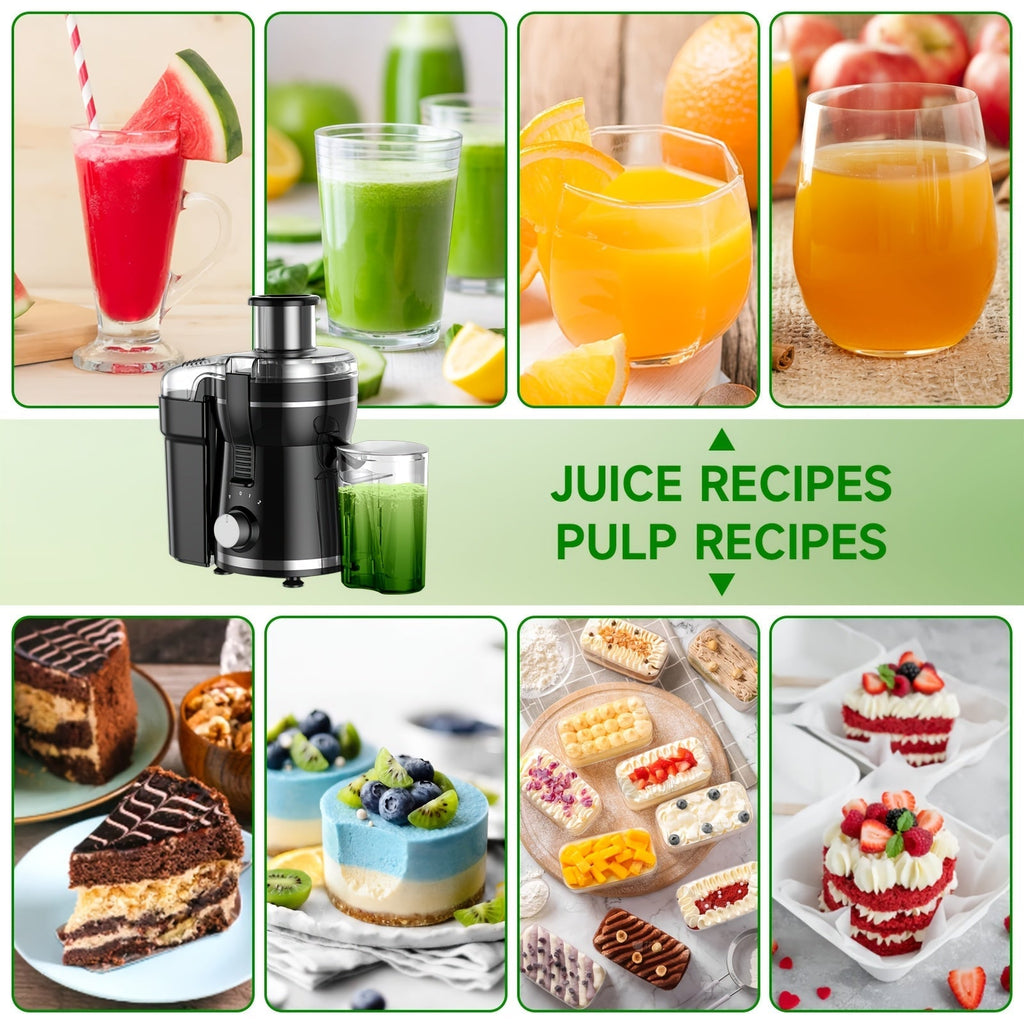 500W Centrifugal Juicer - 3 Speed, Wide Mouth