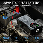 9-in-1 Portable Jump Starter with Air Compressor 12V Car Battery Booster USB LED